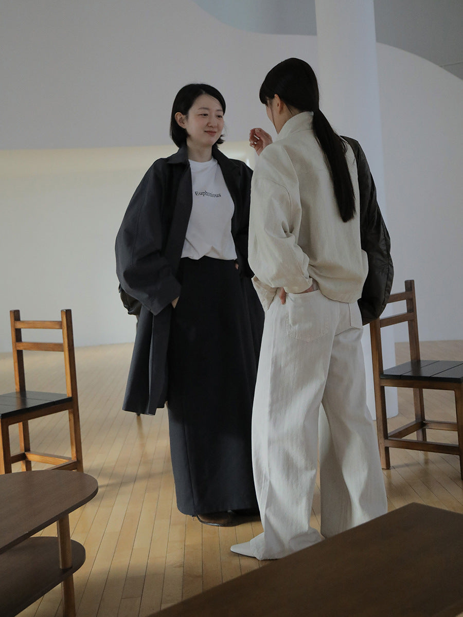 Dame afslappet overshirt-jakke med praktisk lynlås og kvalitetsknapdetaljer Stilla