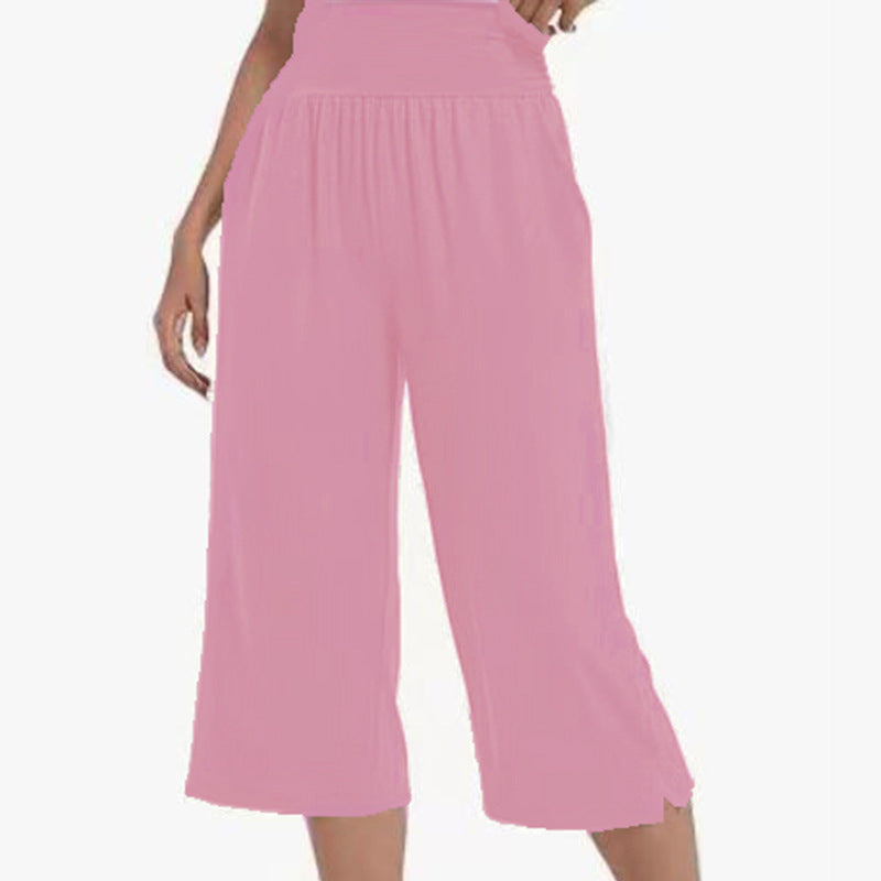 Dame Vidde Culotte med elastisk talje og sidelæg Stilla
