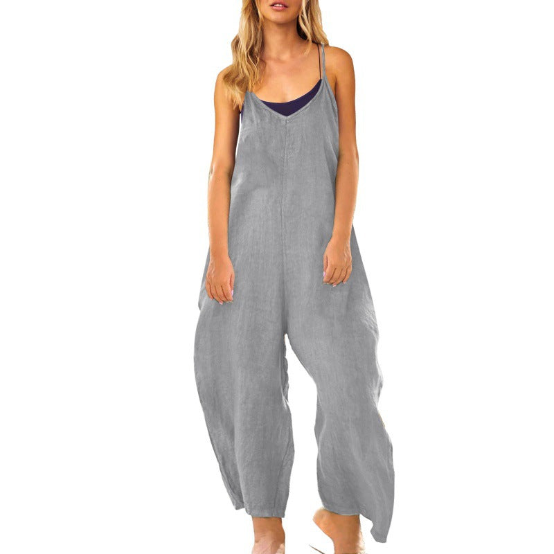 Dame Letvægts Uden Ærmer Jumpsuit Stilla