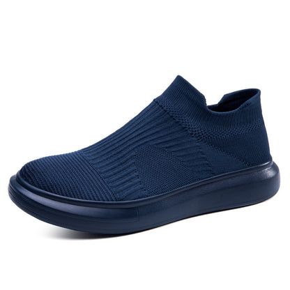 Dame Slip-On Fashion Sneakers med åndbart strikdesign Stilla