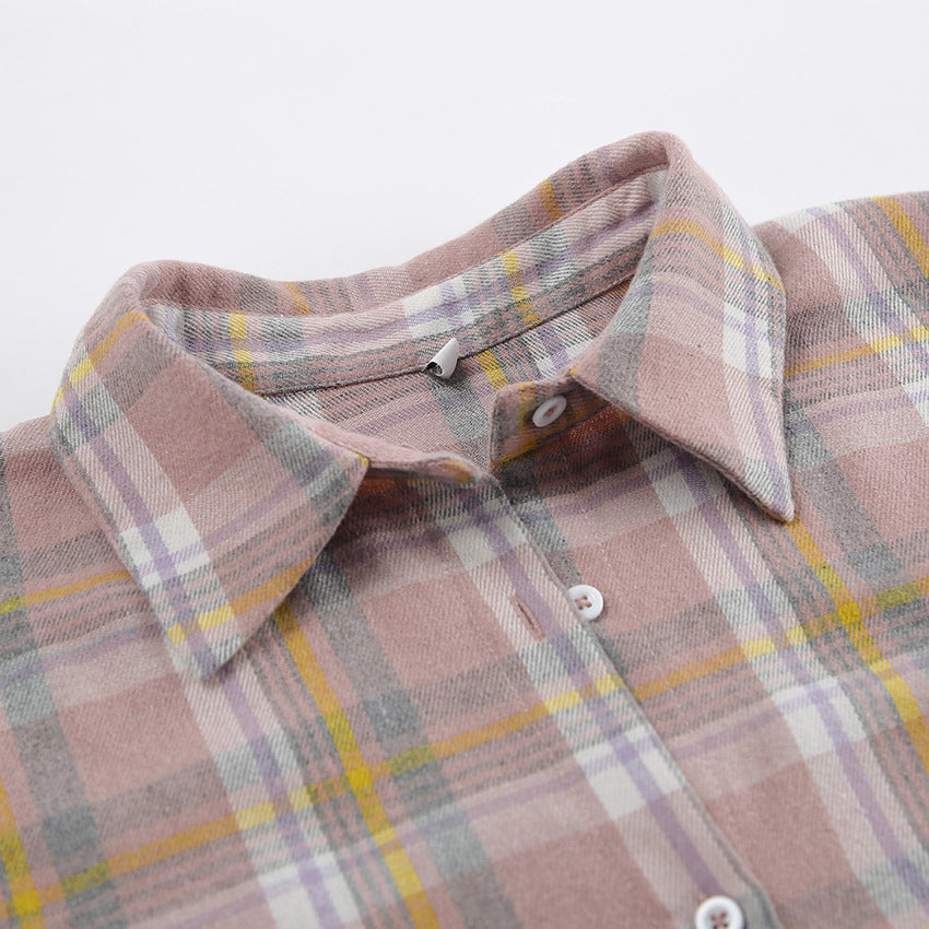 Dame ternet Skjorte med Spidsbesætning og Løs Skæring Stilla