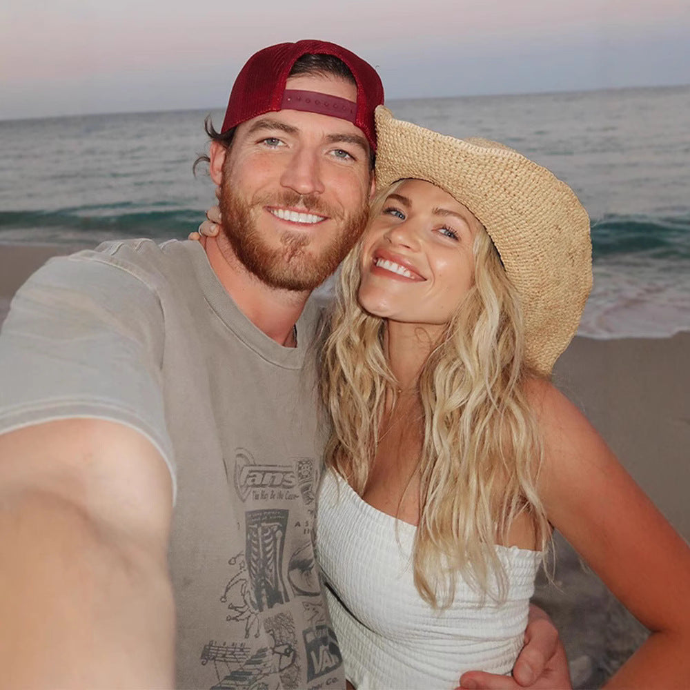 Dame afslappede linnedbukser med elastisk talje og bælte Stilla