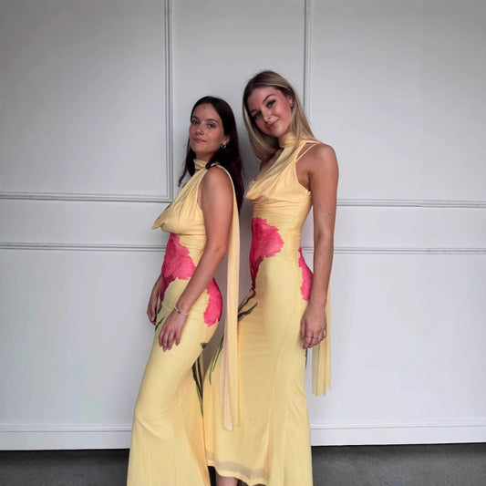 Dame elegant aftenkjole Stilla