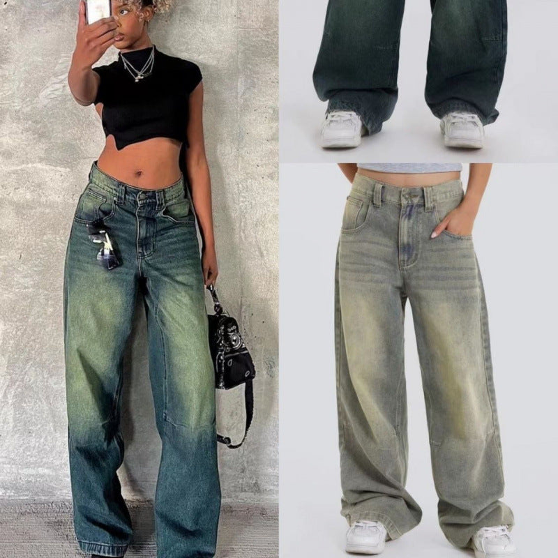 Dame Croppet Stilfuld T-shirt med unik asymmetrisk kant Stilla