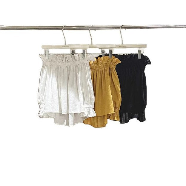 Dame afslappede shorts med elastisk talje og let stof Stilla