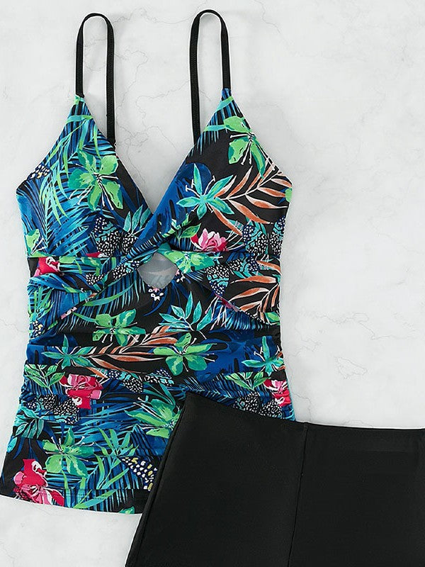 Dame Floral Cut-Out Badedragtsæt Stilla