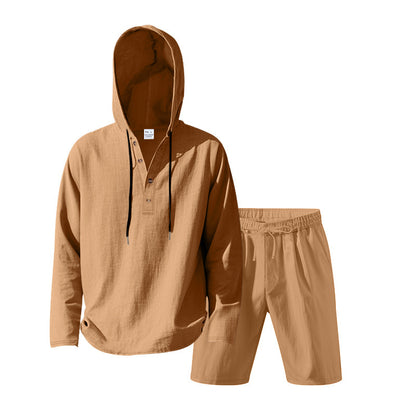 Dame Let Hoodie sæt med alsidige shorts Stilla