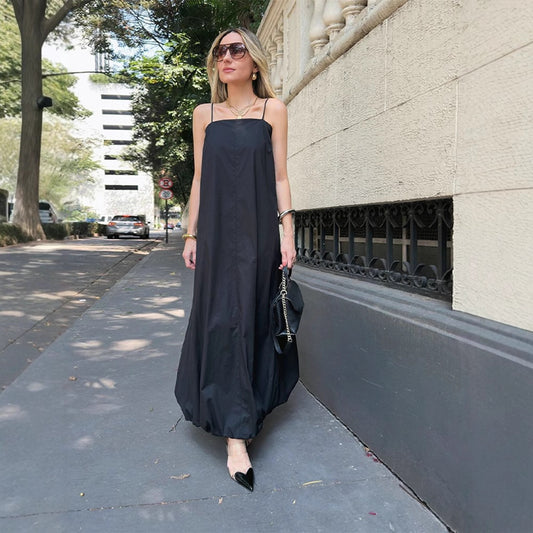 Dame afslappet maxikjole med luftig silhuet og moderne design Stilla