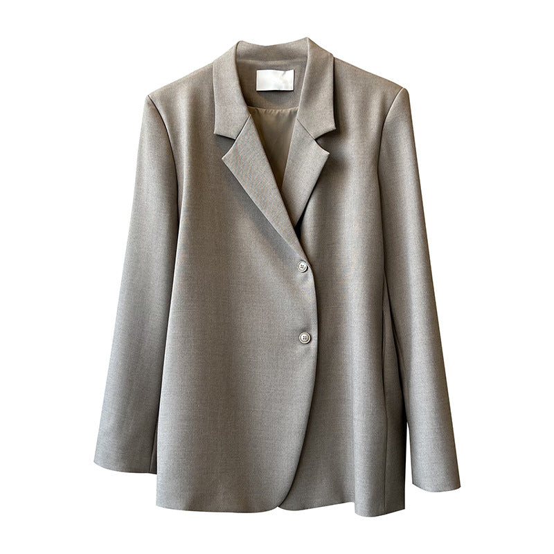 Dame elegant dobbeltbrystet blazer med skræddersyet silhuet og fin stof Stilla