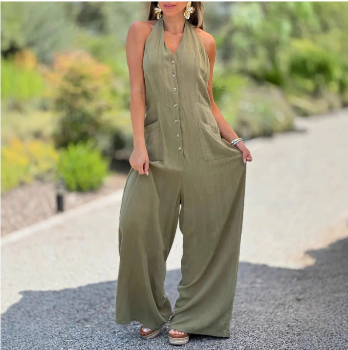 Dame Maxikjole i afslappet jumpsuit-stil Stilla