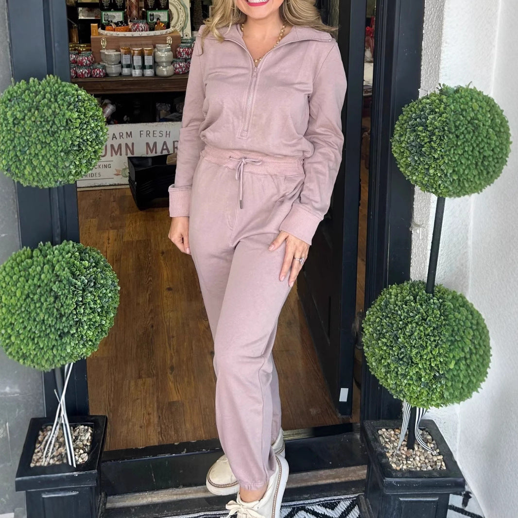 Femme Stilfuld Zip-Up Jumpsuit Stilla