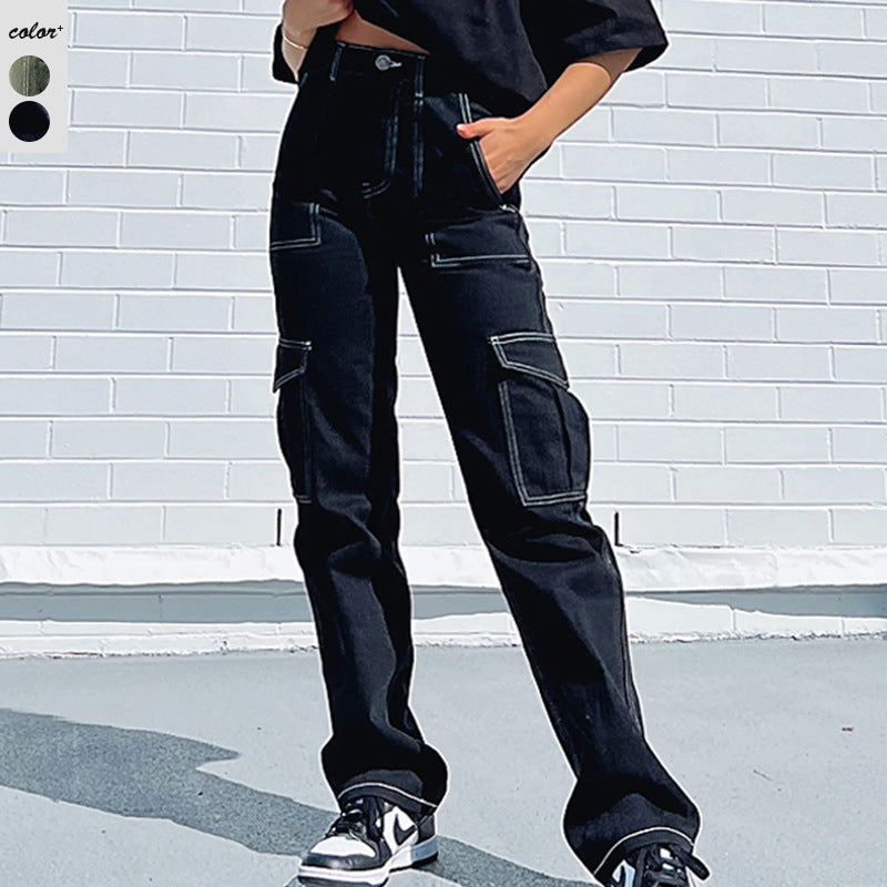 Dame afslappet oversized T-shirt med statement-tryk Stilla