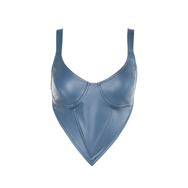 Dame Cut-Out Halter-Nacke Top Stilla