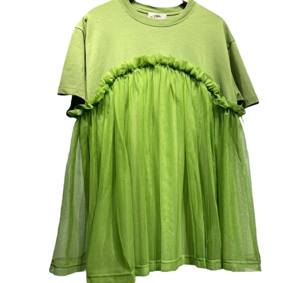 Dame afslappet sommerkjole med moderigtigt flæse-design og luftig pasform Stilla