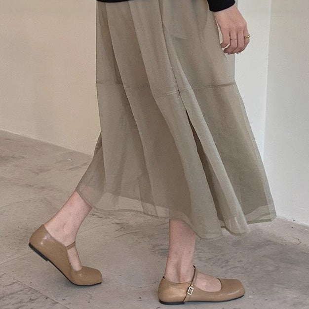 Dame Elegant flydende Maxiskørt Stilla