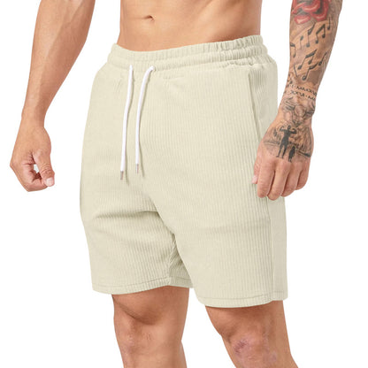 Herren casual sport shorts med elastisk talje og praktiske lommer Stilla