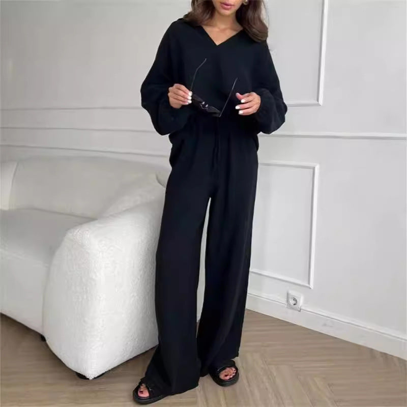 Damer Komfortabel Jumpsuit med bredde ben og løs pasform Stilla