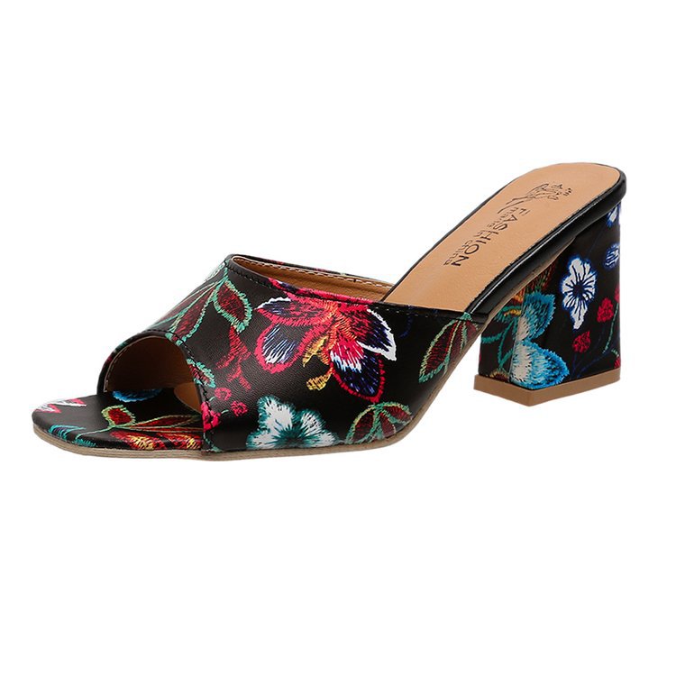 Dame Åbne Sko med Høj Hælkappe Stilla