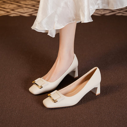 Dame Blockhæle Kjoler Pumps Stilla