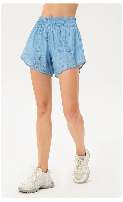 Stilla | Løse Åndbare Løbe Træningsshorts Hurtigtørrende Yoga Fitness Shorts Med Anti Udblæsning Foring