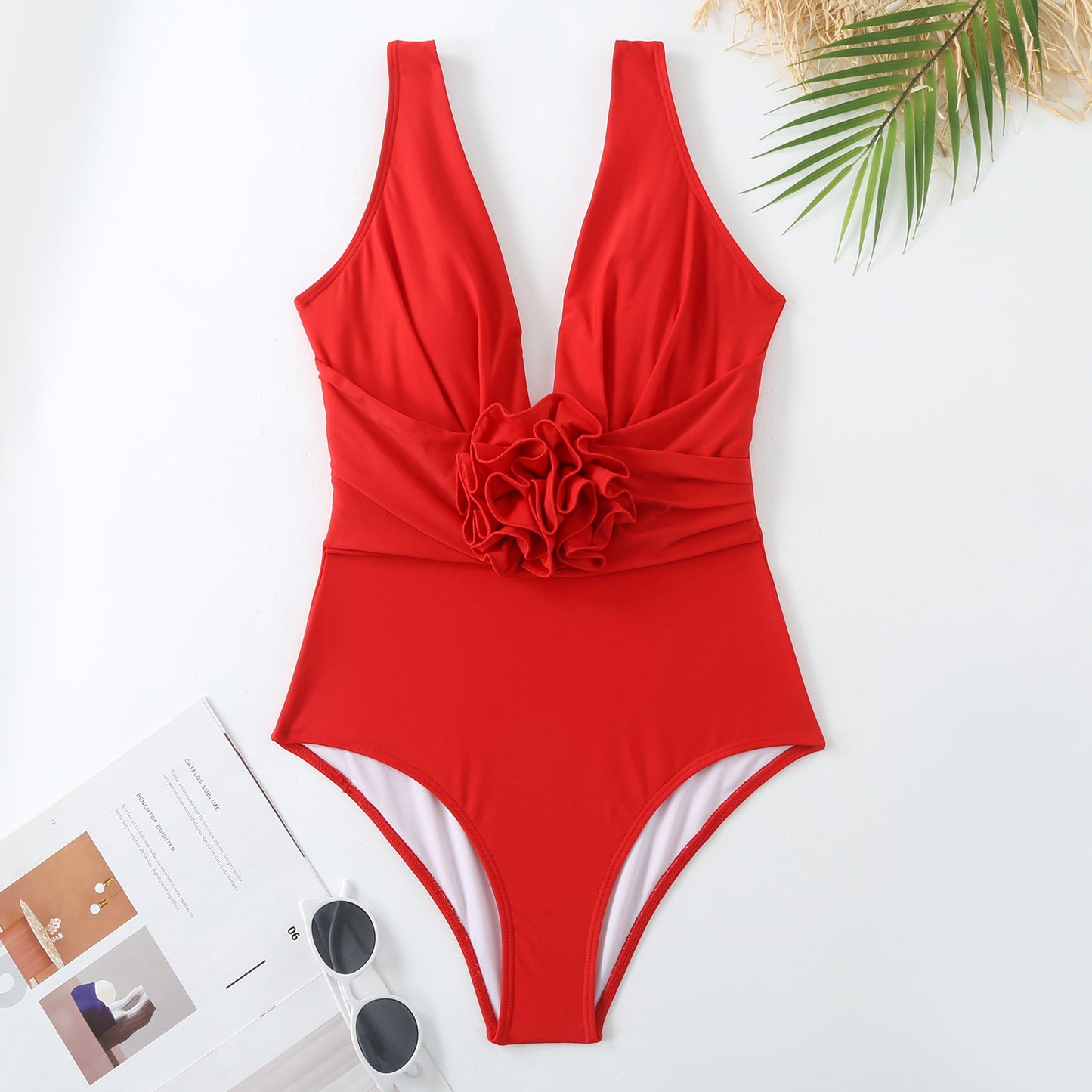 Dame Elegant Eén-delt med raffineret flæse og følgeskørt Stilla