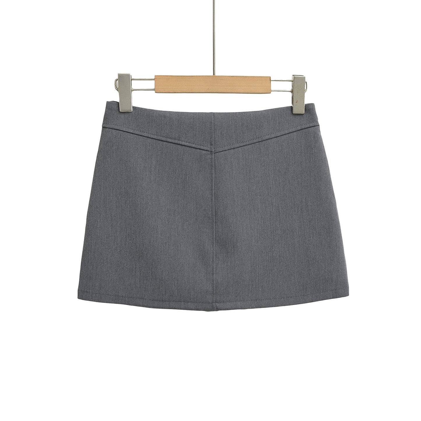 Dame Minirok med elegante quiltede detaljer og figursyet snit Stilla