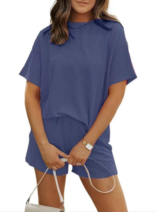 Damer Komfortabel Jumpsuit med stribet design og blødt stof Stilla