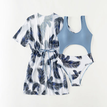 Dame Tropical Print Badetøj Sæt Stilla