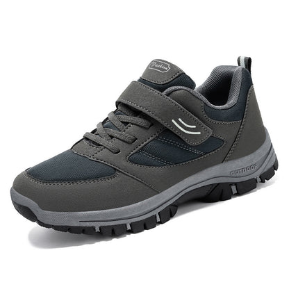 Herre outdoor sneakers med skridsikker sål og justerbar velcro Stilla