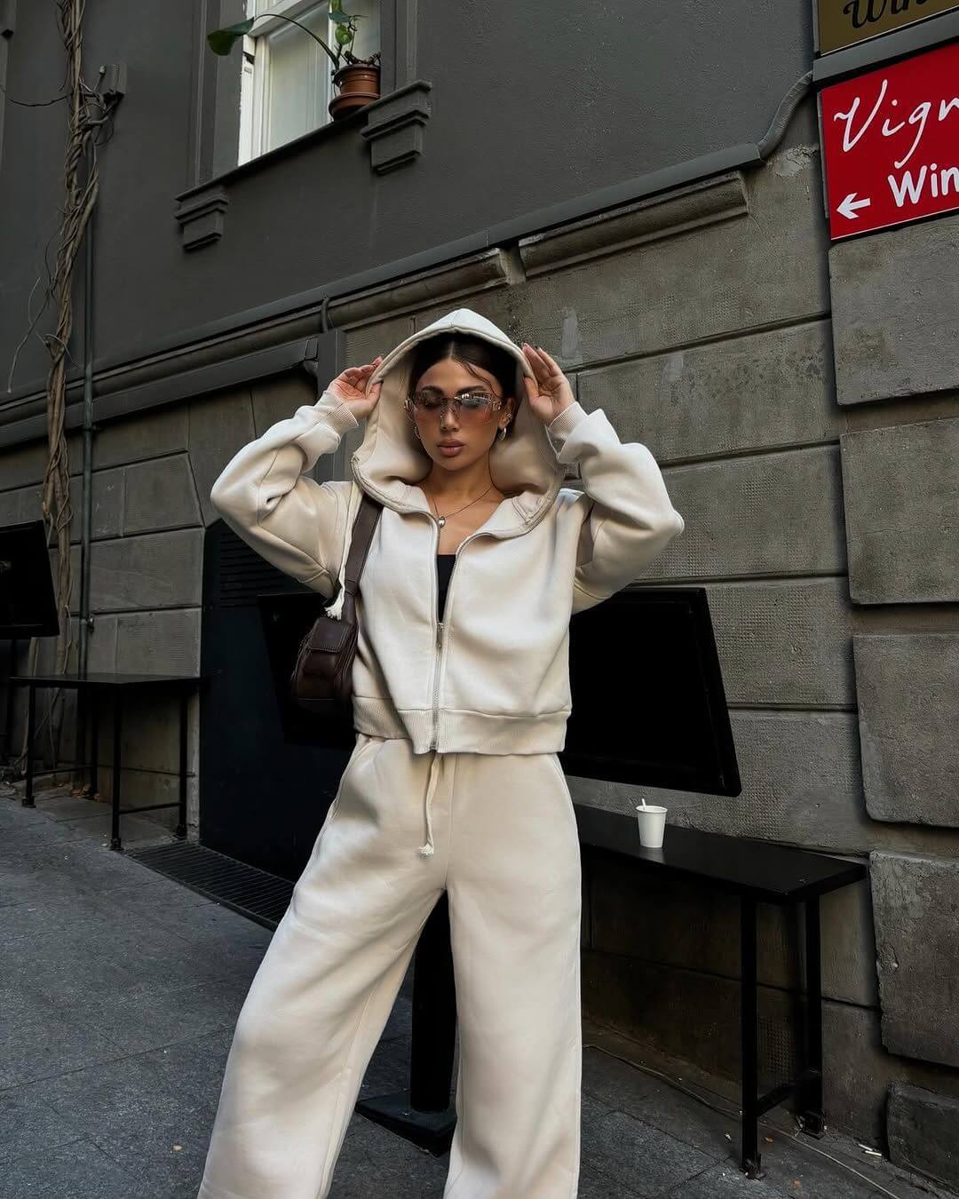 Dame afslappet Relaxed-Streetwear sæt Stilla