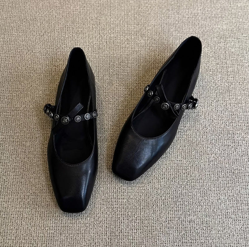 Dame Dekorative Remme Mary Jane Ballerinas Stilla