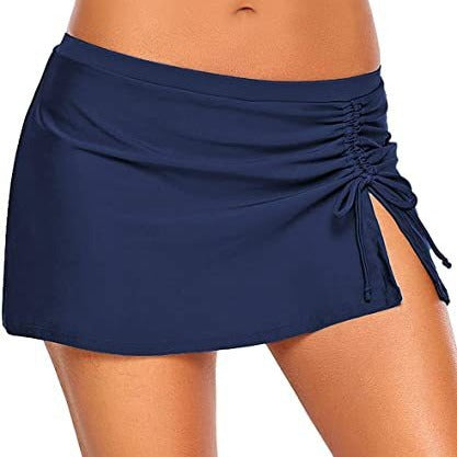 Dame Modische Badeshorts med siden Raff-detail Stilla