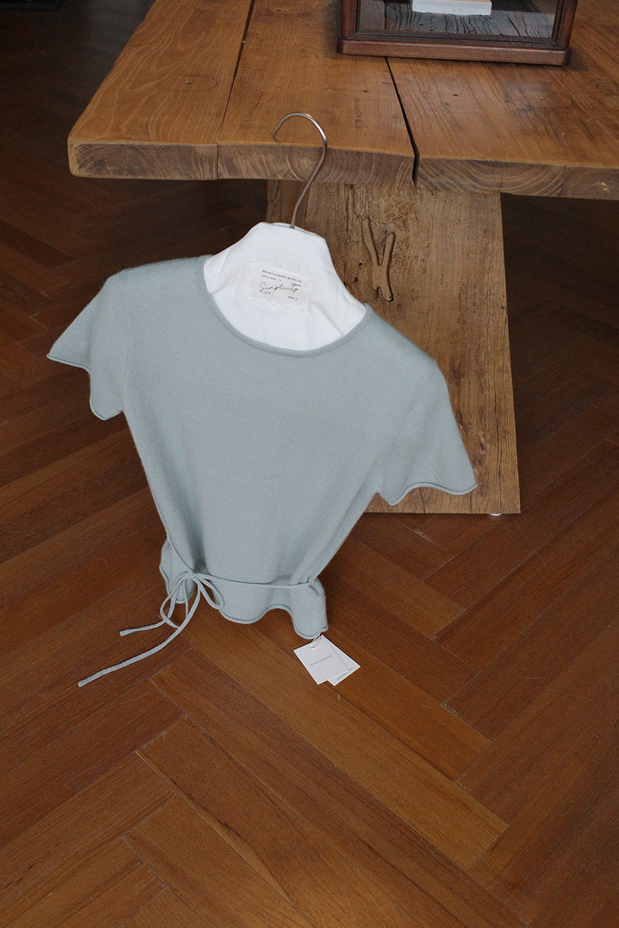 Dame afslappet overdel med taljerbar bælte og behagelig pasform Stilla