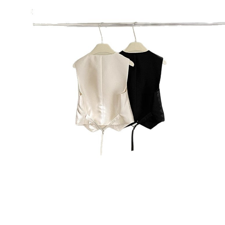 Dame elegant figursyet vest Stilla