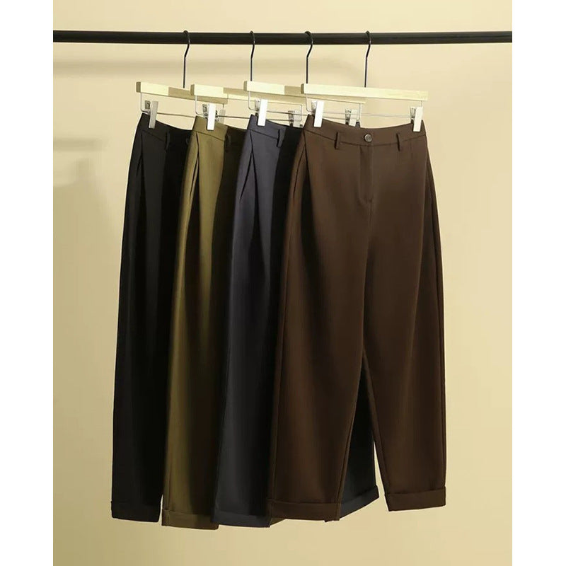 Dame elegant høj talje bukser med sidelomme detalje Stilla