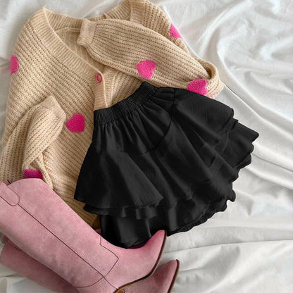 Dame Frisk og legesyg Rüsjeshorts-Nederdel Stilla