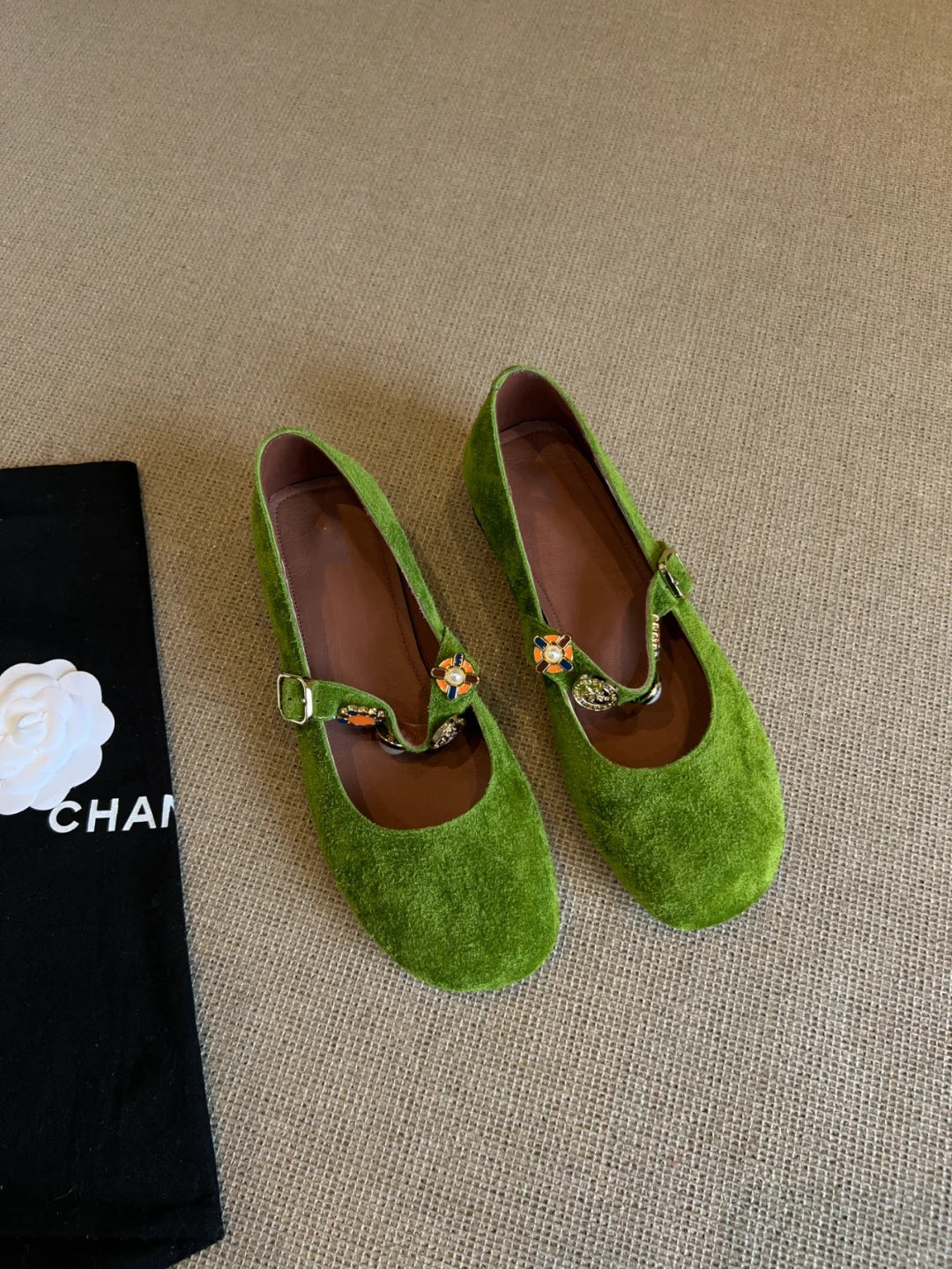 Dame Dekorativ Spænde Mary Jane Flad Stilla