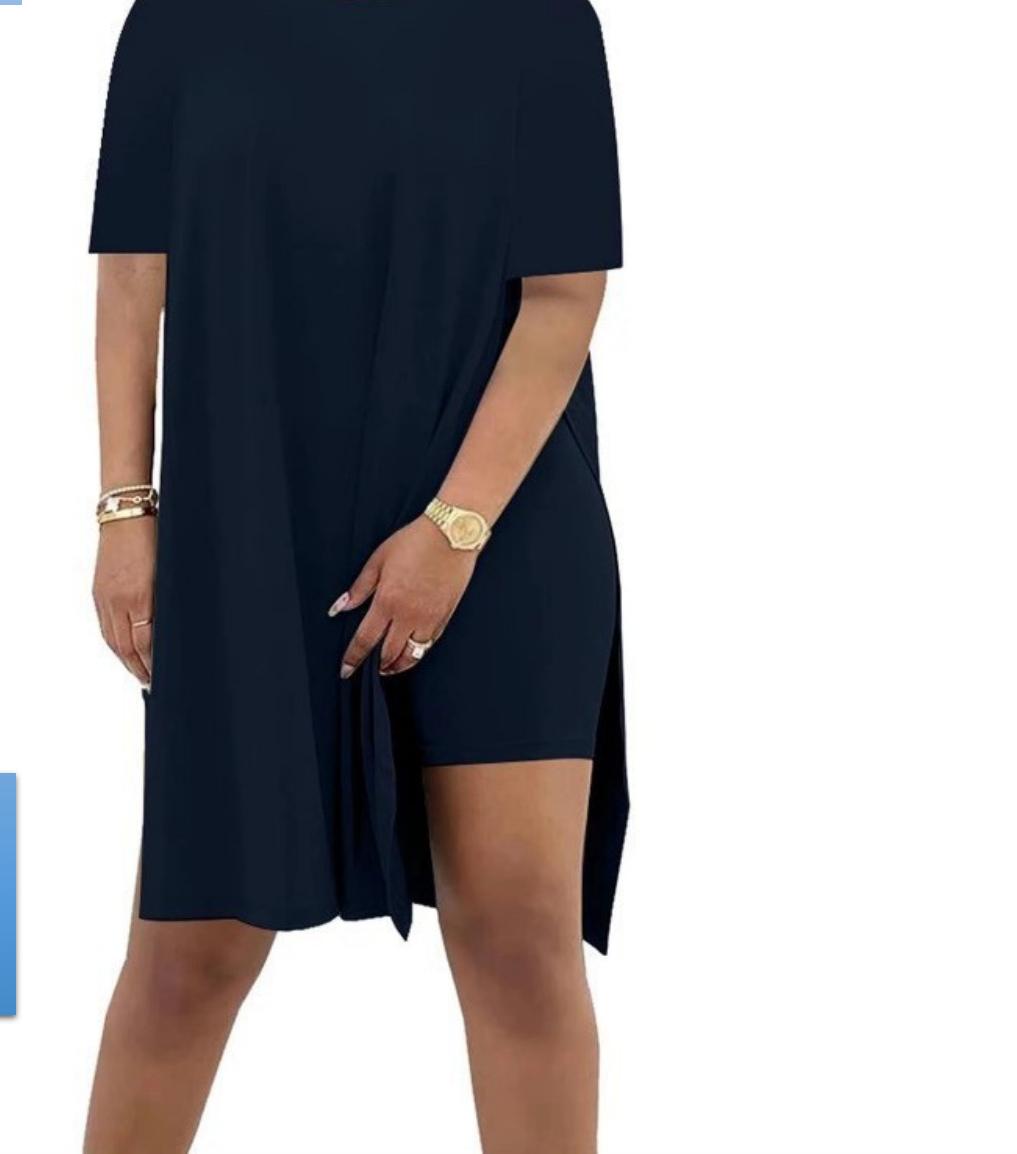 Dame afslappet maxikjole med sidelommer og blødt materiale Stilla