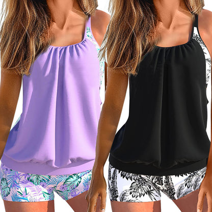 Dame Sport Tankini med moderne snit og elegante shorts Stilla