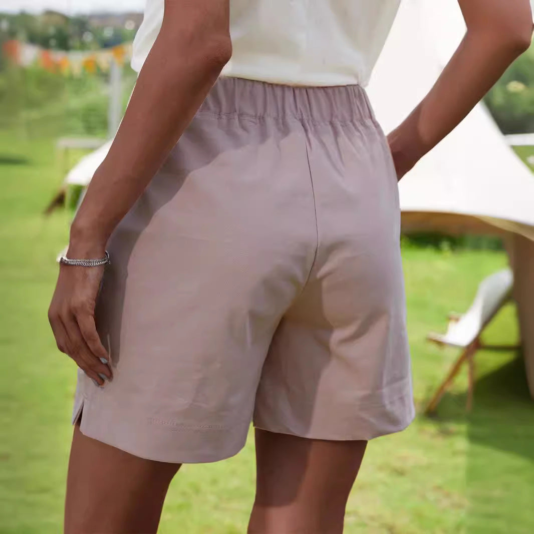 Dame Afslappet Pasform Utility Shorts Stilla