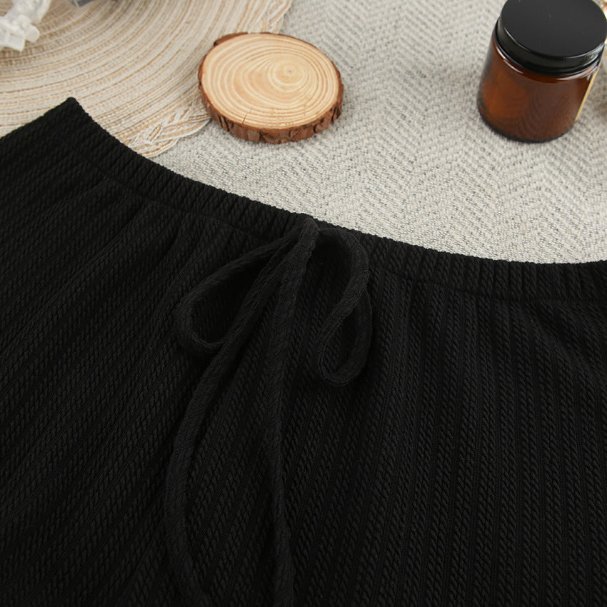 Dame afslappet cropped sæt Stilla