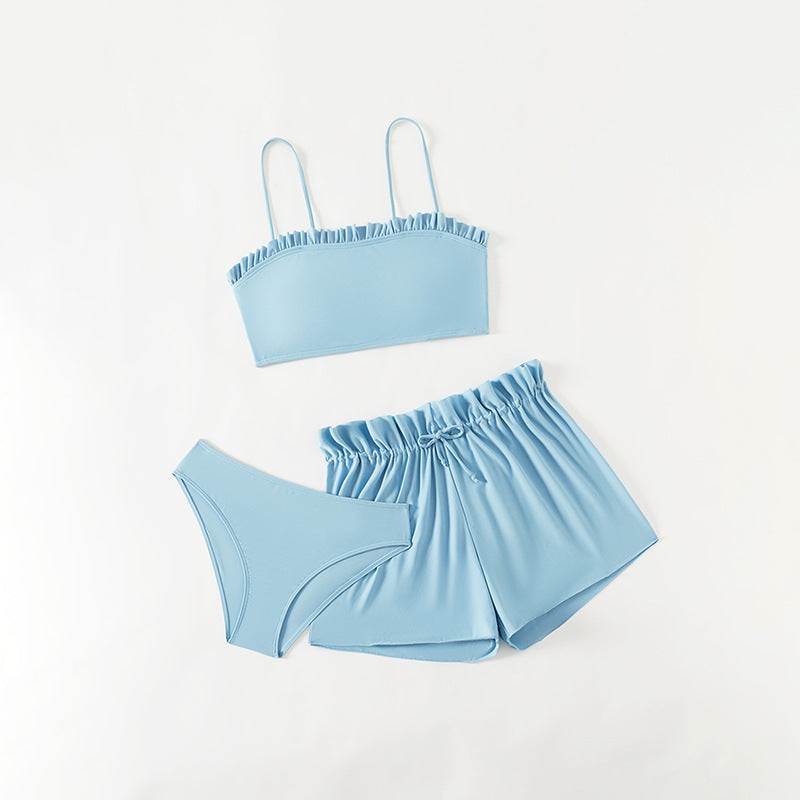 Dame bikini-sæt med smal top og komfortable shorts Stilla