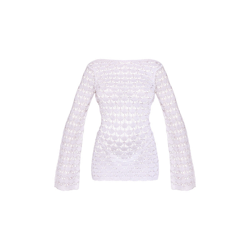 Dame Elegant Åben Ryg Striktop Stilla