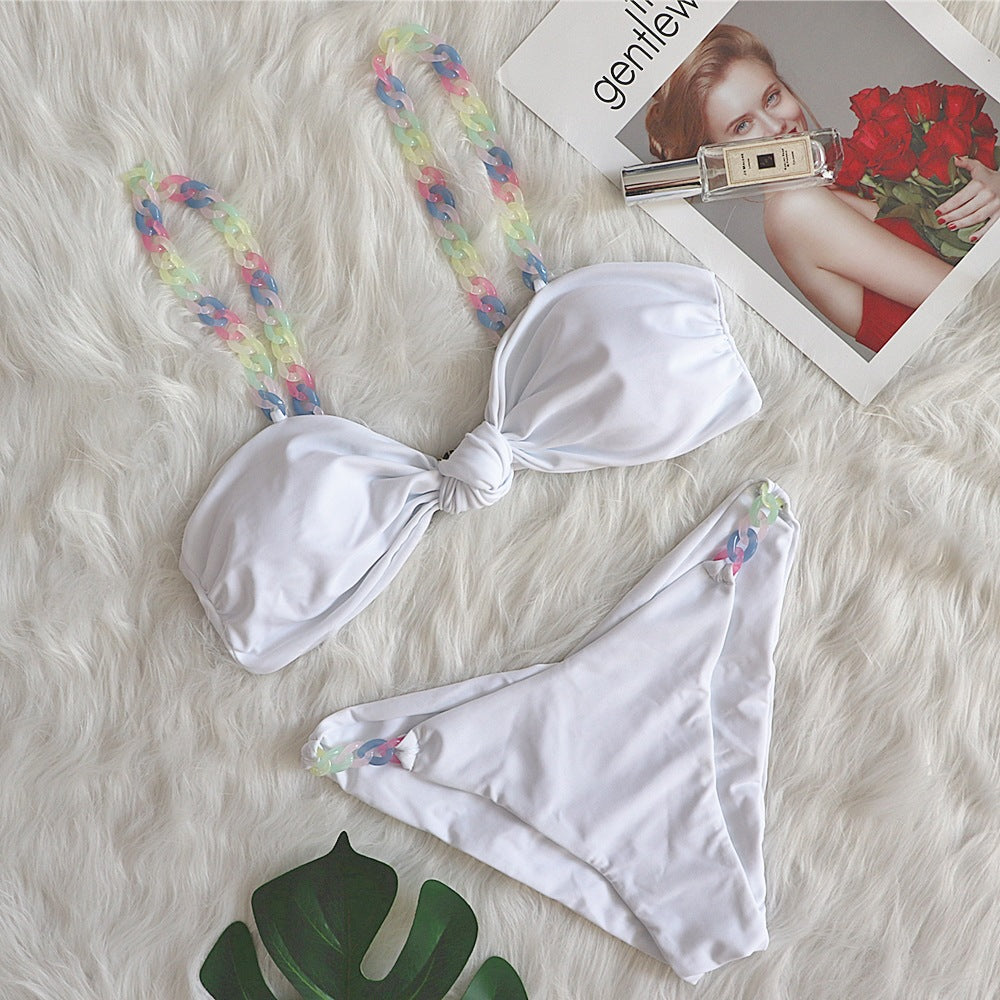 Dame Designer Halskæder Bikini Sæt Stilla