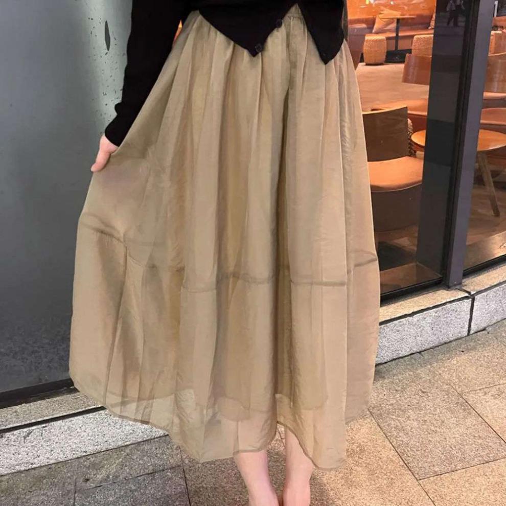 Dame Elegant flydende Maxiskørt Stilla