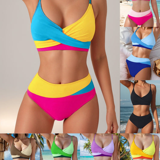 Dame højarmeret bikini med elegant indviklingsdesign Stilla