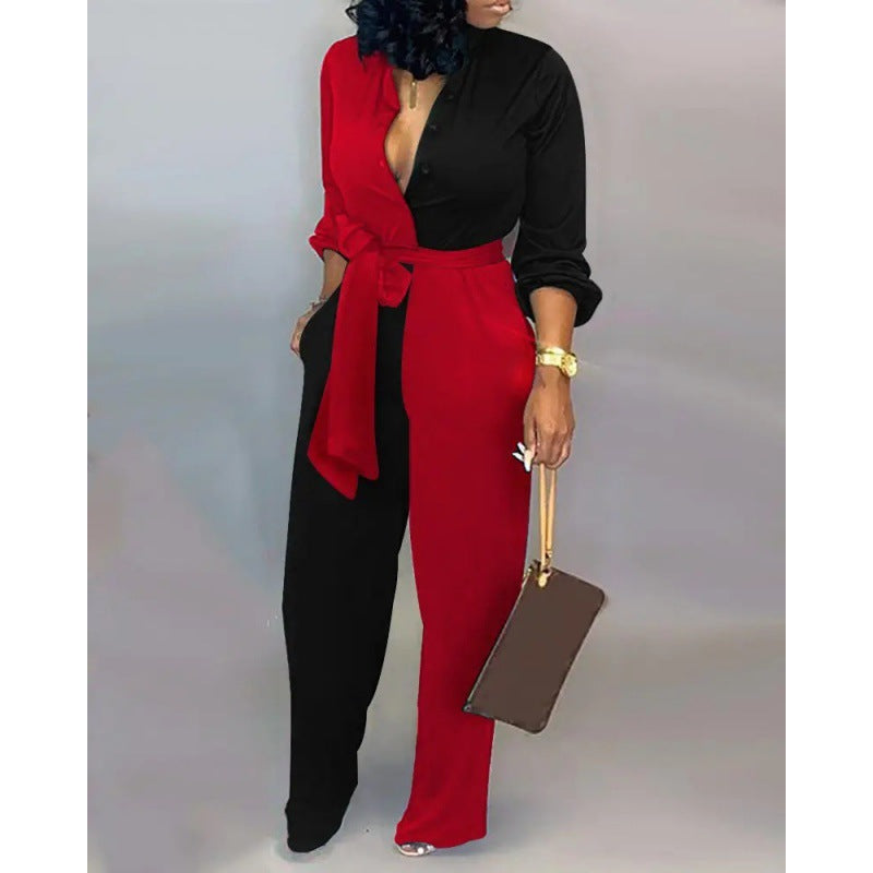 Dame Jumpsuit med trendy denim-design og praktiske lommer Stilla