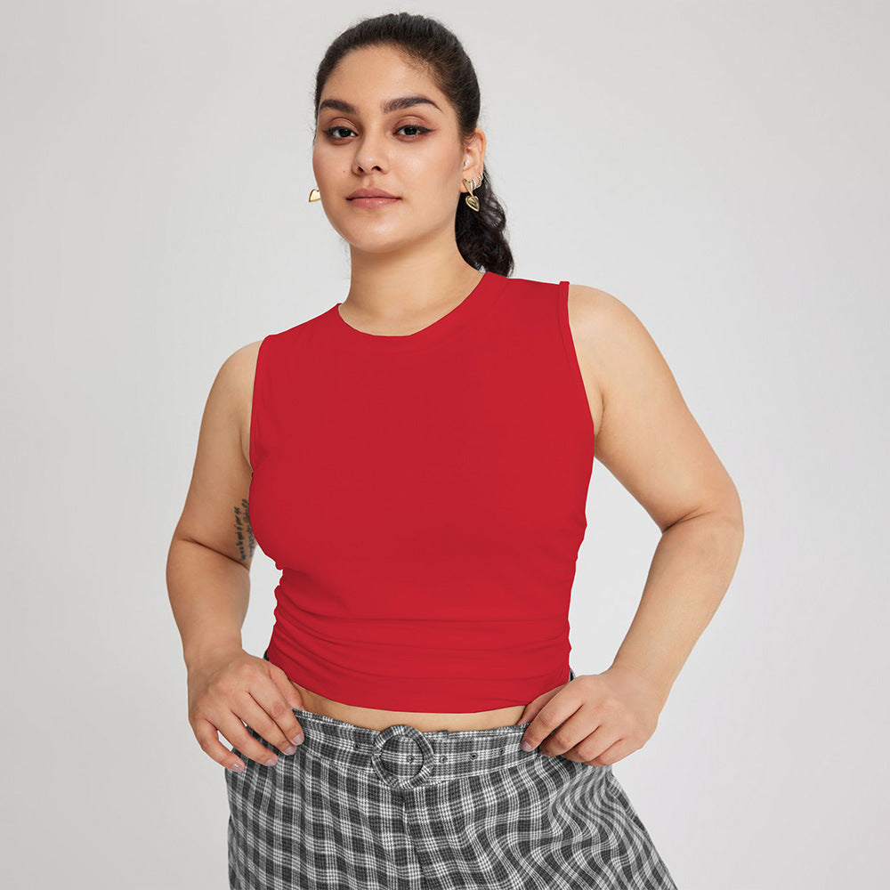 Dame afslappede ternede bukser med elastisk talje og bred ben Stilla