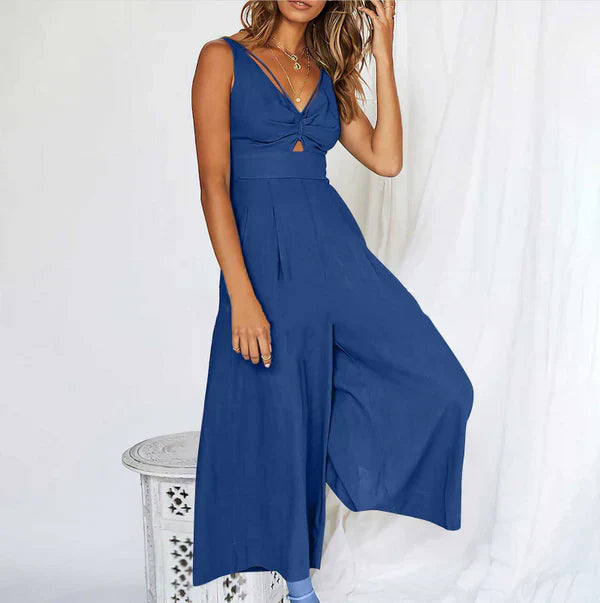 Stilla | Kvinders V-hals Cut Out Jumpsuit