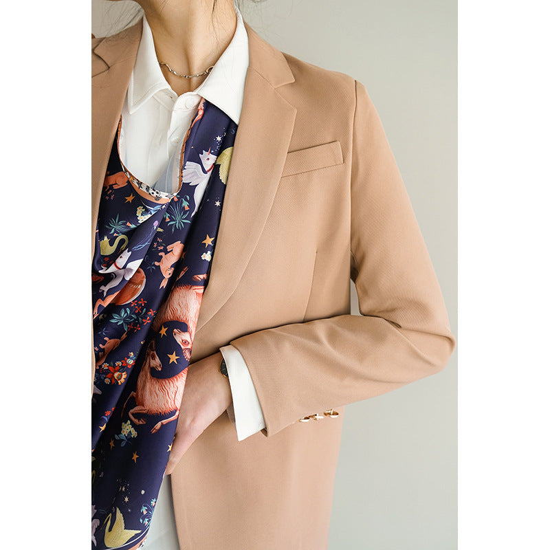 Dame elegant blazer sæt med høj kvalitet forarbejdning og moderigtigt snit Stilla